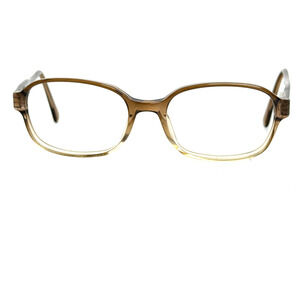 Safilo Elasta 1127 53L Eyeglasses‎ Frame Italy Full Rim Rectangular Brown H19549